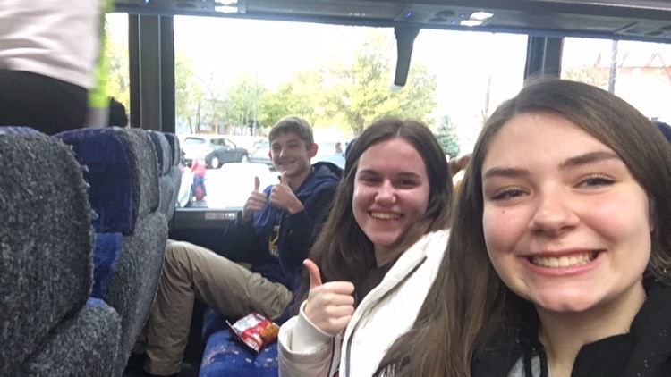  Students on a bus