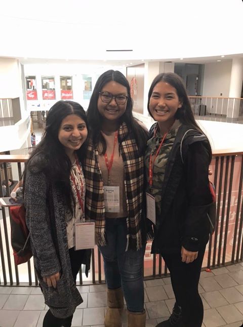 Students pose for a photo