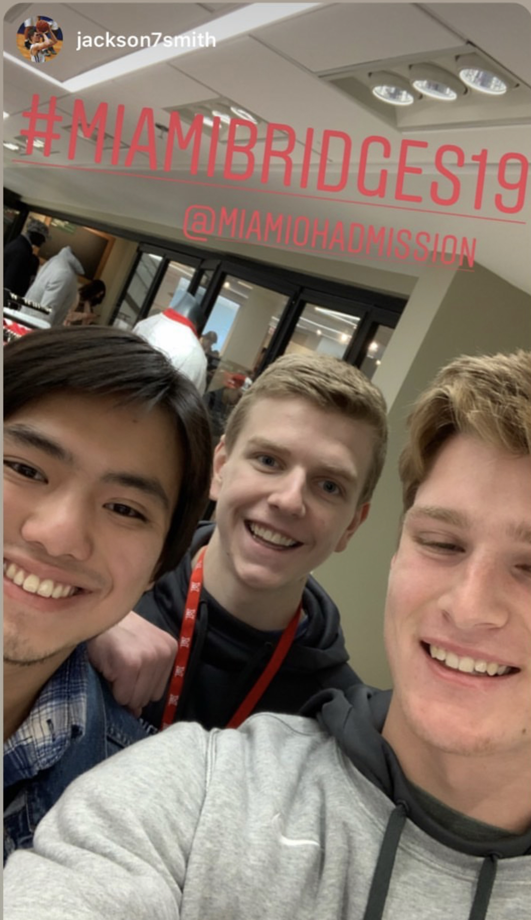 Students take a selfie