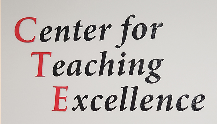 Center for Teaching Excellence Sign