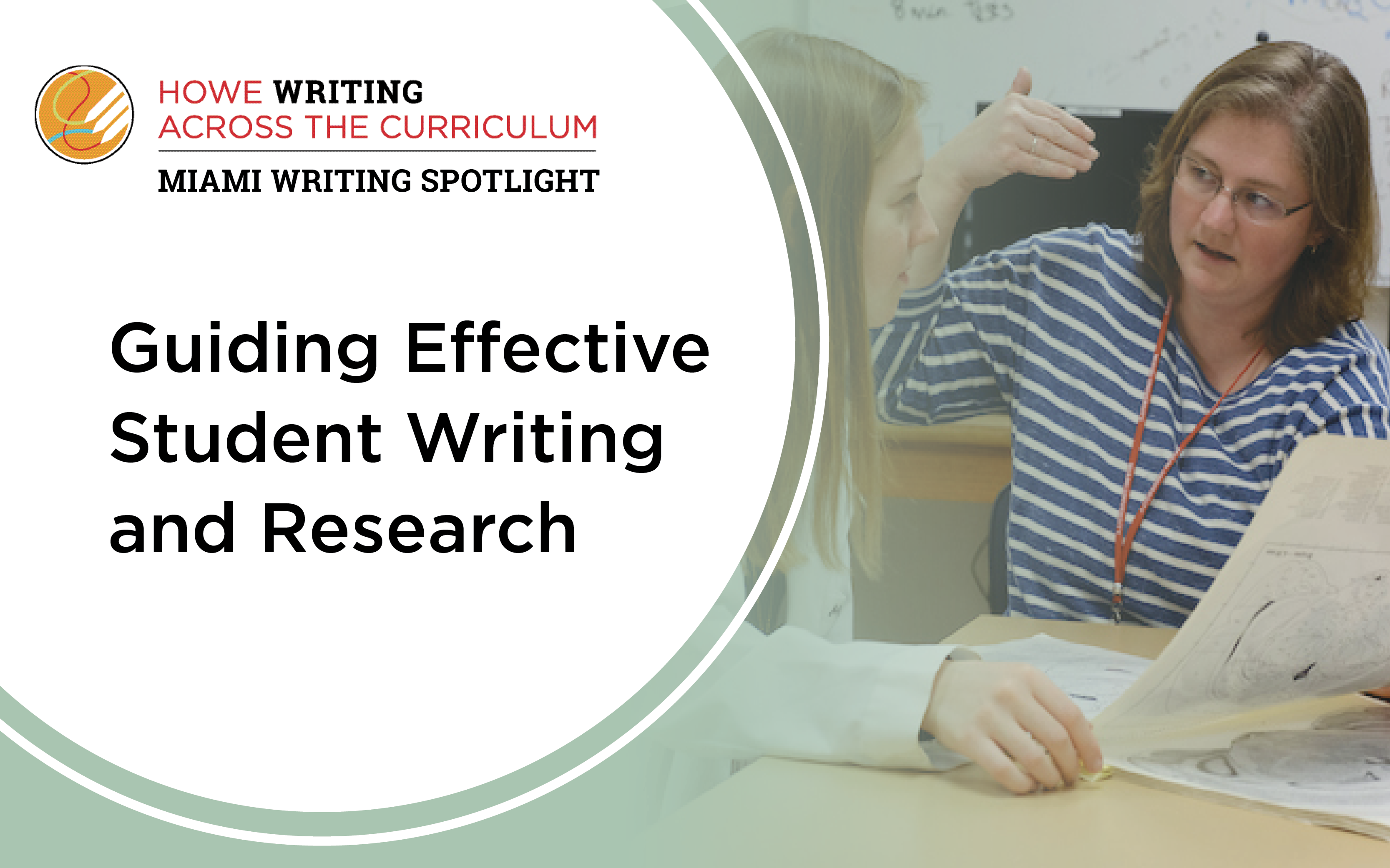 Click to read Miami Writing Spotlight on "Teaching Writing as a  Developmental Process  in Psychology: Guiding Effective Student Writing and Research"   