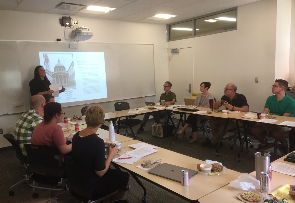 Dr. Elizabeth Keslacy shares her strategies for teaching writing in a large course in architecture.