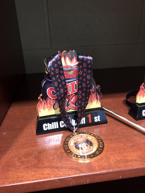 The chili medal for first place