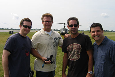 Alumnus Paul Gerard and friends and the 2013 Dayton Air Show