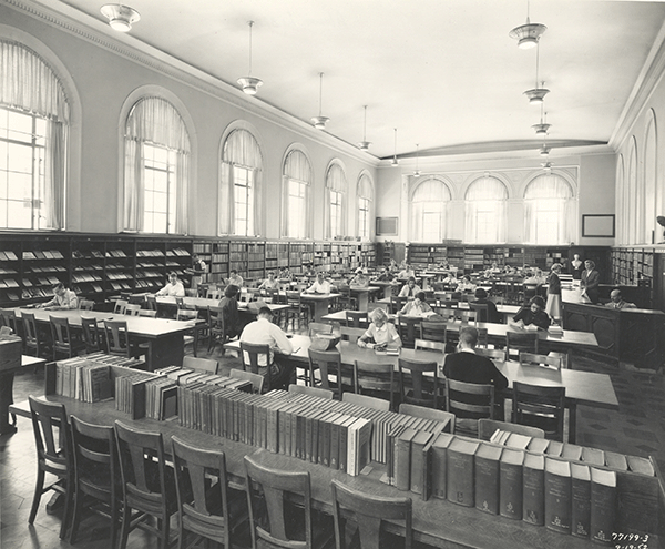 King Library era began with symbolic "book brigade" - Miami University