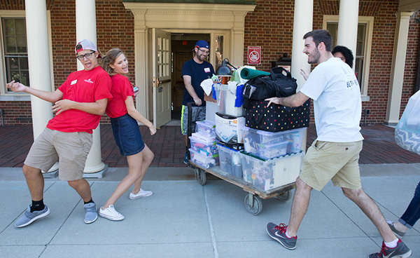 Students move in.