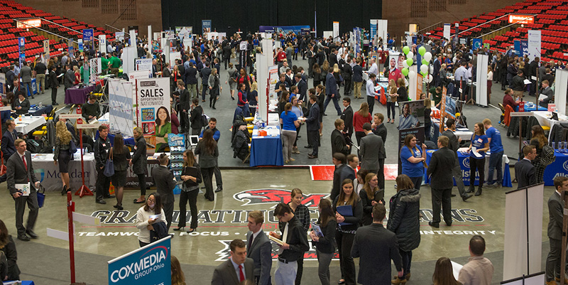 Spring ICE brings in more than 200 employers to campus. This year's event is Thursday, Feb. 22.
