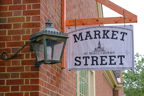 Market Street at MacCracken sign
