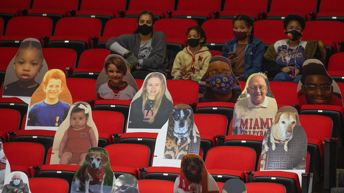 Coach's family in the crowd