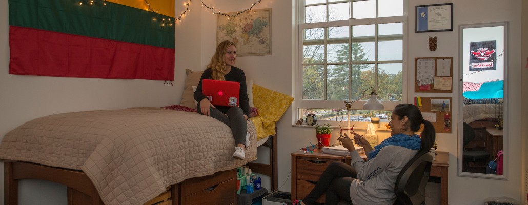 Students in room in Beechwood