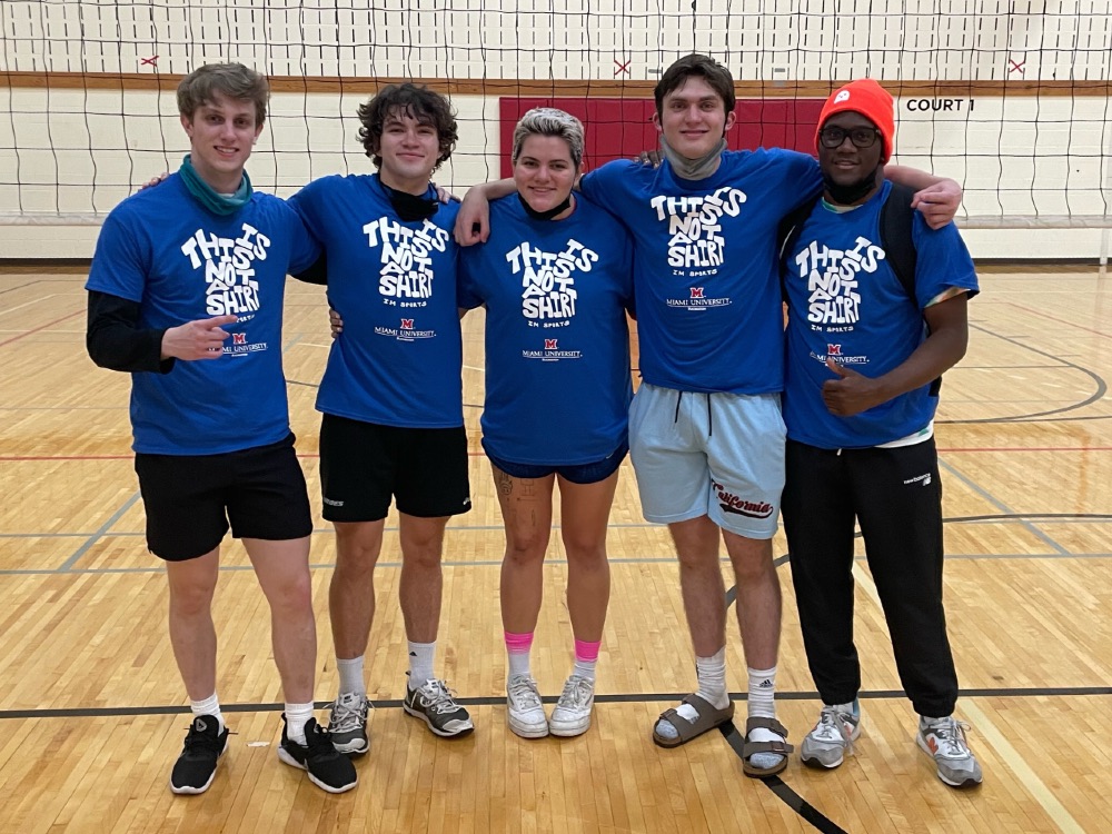 Co-Rec Volleyball Champions Team Dig Our Balls