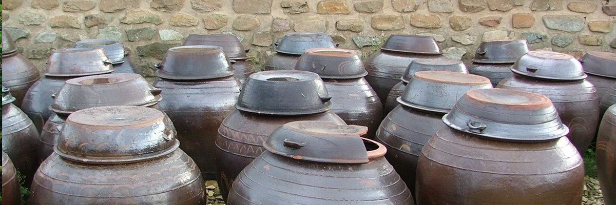 Clay Pots Used For Kimchi