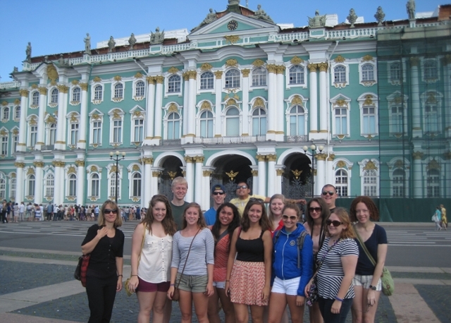  Students on tour in Lithuania