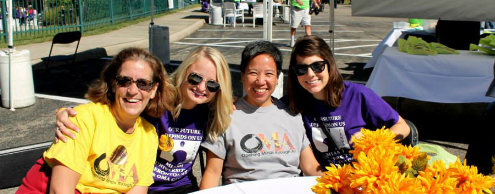 Members of OMA and Gerontology Club