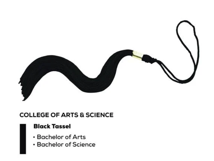 College of Arts and Science, Black Tassel, Bachelor of Arts and Bachelor Science