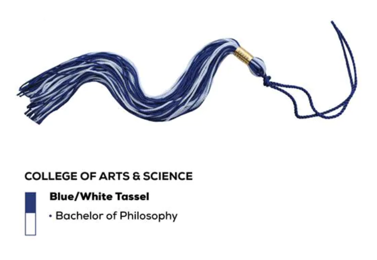 College of Arts and Science, Blue/White Tassel, Bachelor of Philosophy