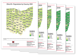 Thumbnail of age 85+ Ohio population maps