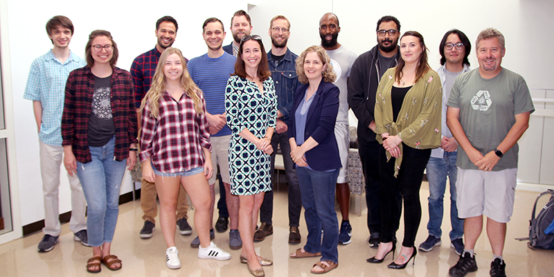 Group Photo of all Social Area Faculty and Graduate Students