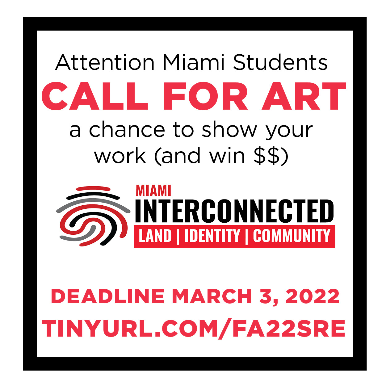 call for art miami students