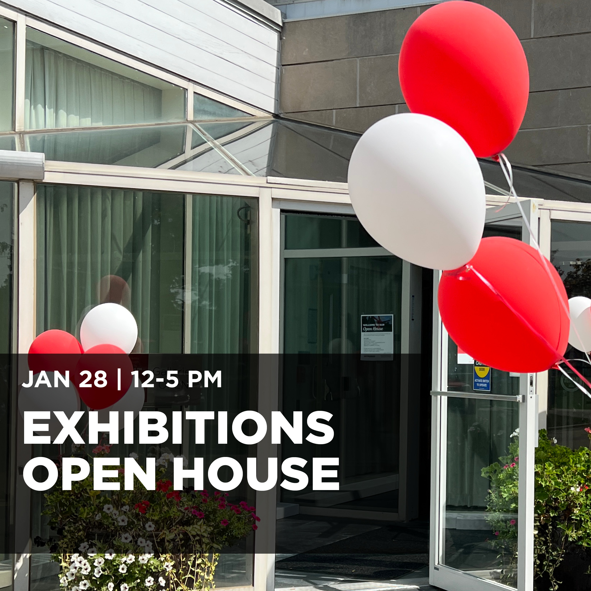 Open House Saturday January 28 from 12-5 PM