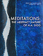 Poster for H.A. Sigg Exhibit