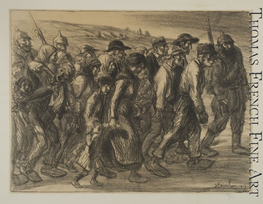 Entry to the German Jails by Theophile Alexander Steinlen