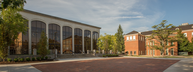 Exterior of CPA and Hiestand Hall