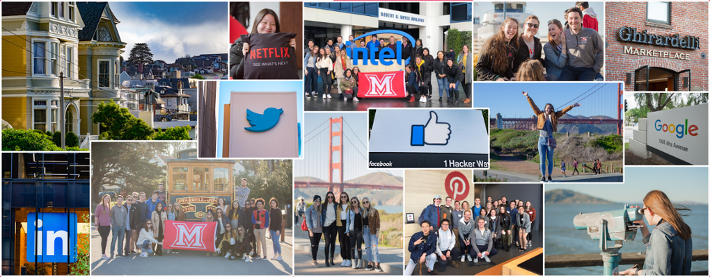 Collage of digital innovation workplaces and activities