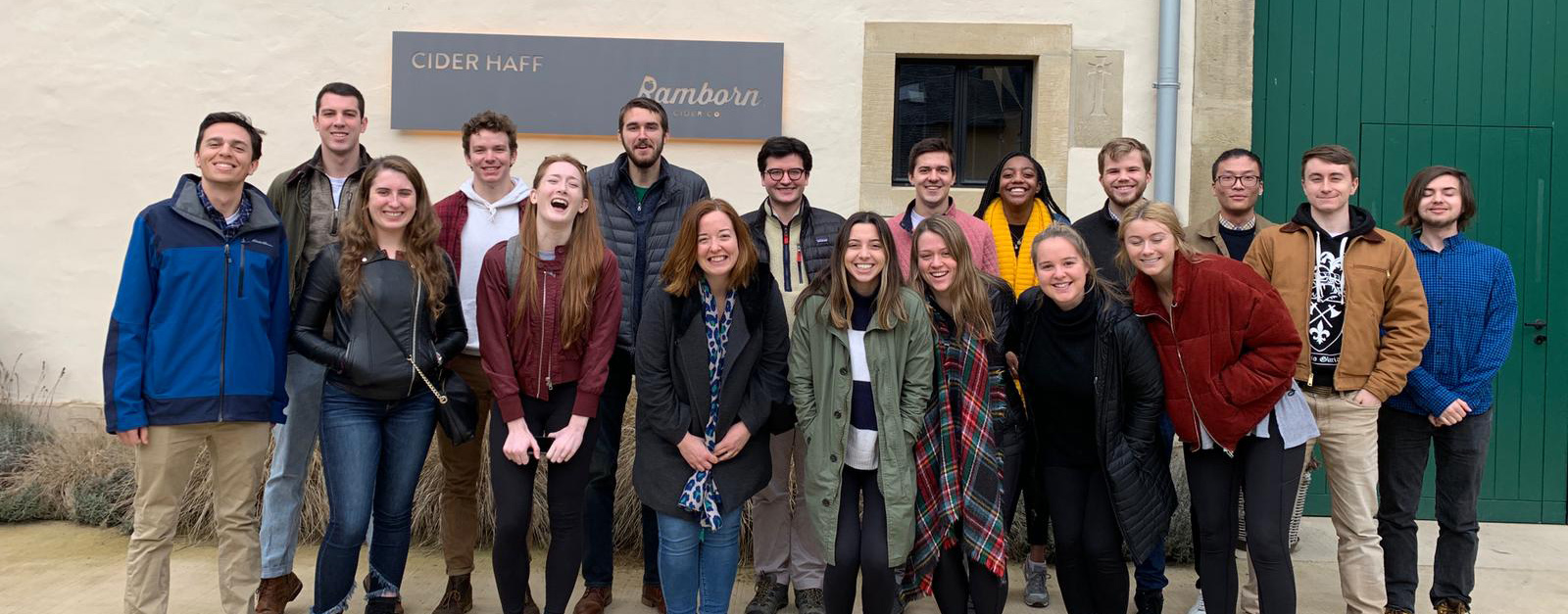 Interns visit Ramborn Cider Haff, Luxembourg