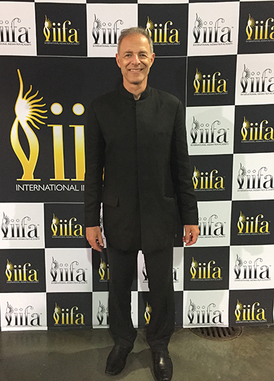 Professor Ricardo Averbach conducts the Riverside Symphony at IIFA Rocks in MetLife stadium in NYC on July 14