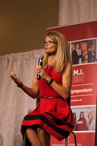 Dr. Crawford at the Miami Women Leadership Symposium