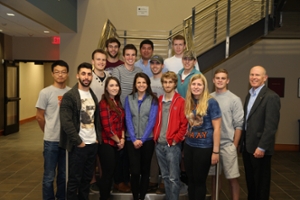 Doug Troy with Agile Launchpad students in 2014