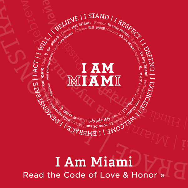 I am Miami. Repeated in many languages from across the world. Learn more.