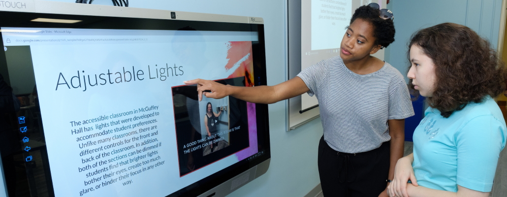  Students explore new accessibility classroom