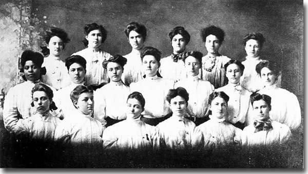 The class of 1906 - The first graduating class of what is now EHS