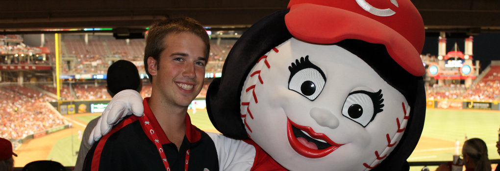  Student intern with the Cincinnati Reds