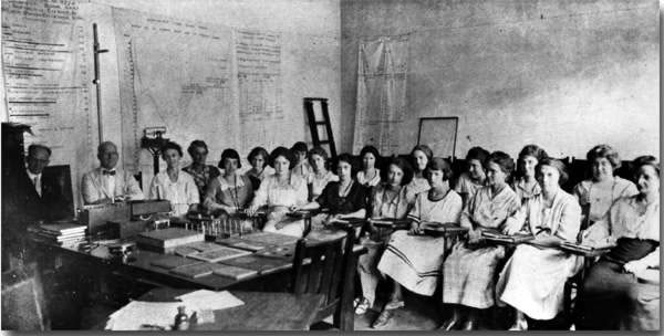 Class in special education 1921