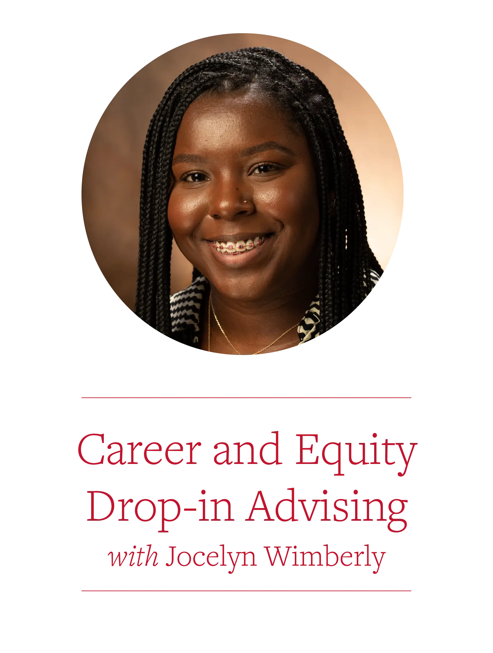 Jocelyn Wimberly Career and Equity Advising