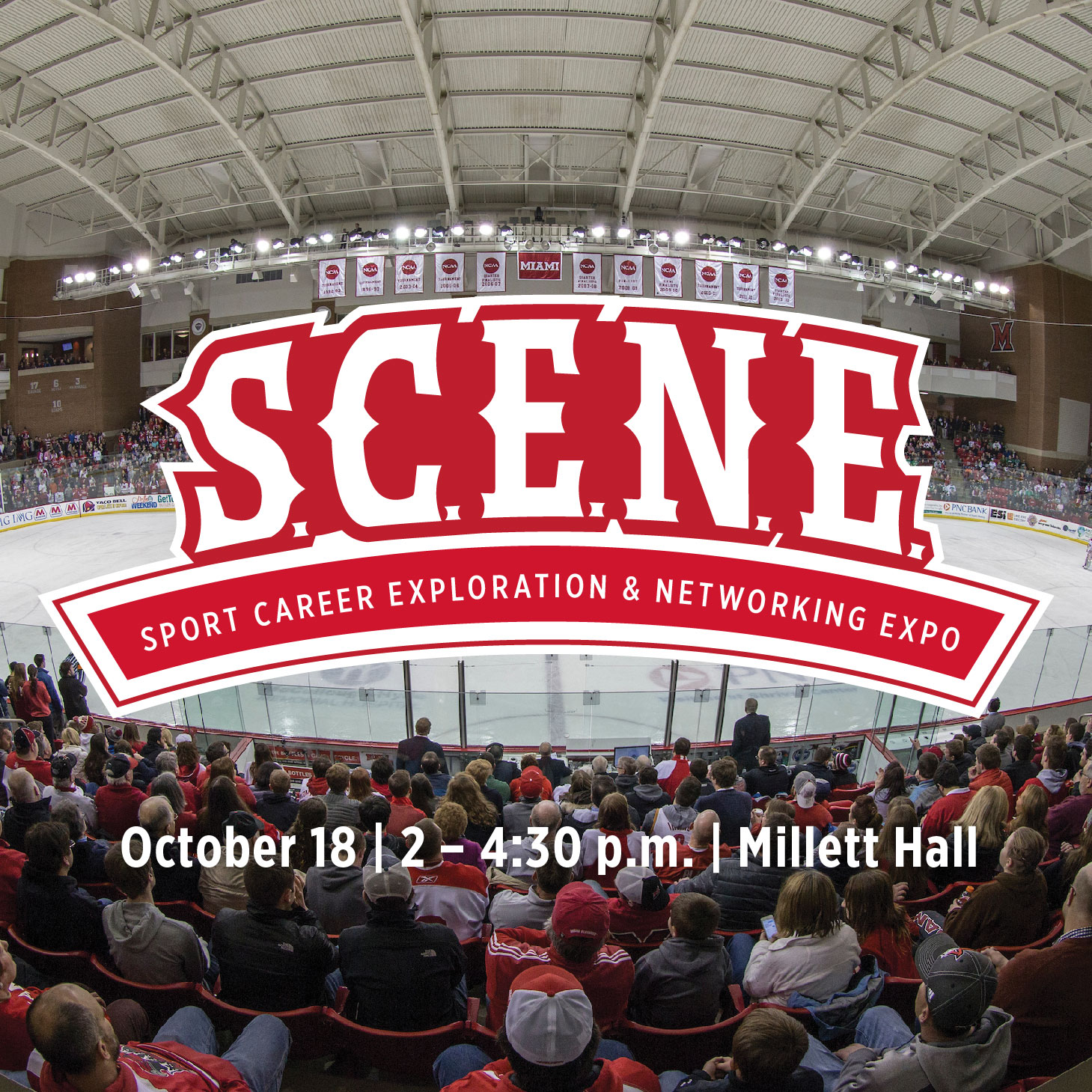 The Sport Career Exploration and Networking Expo will be held on October 18 from 2 – 4:30 p.m.