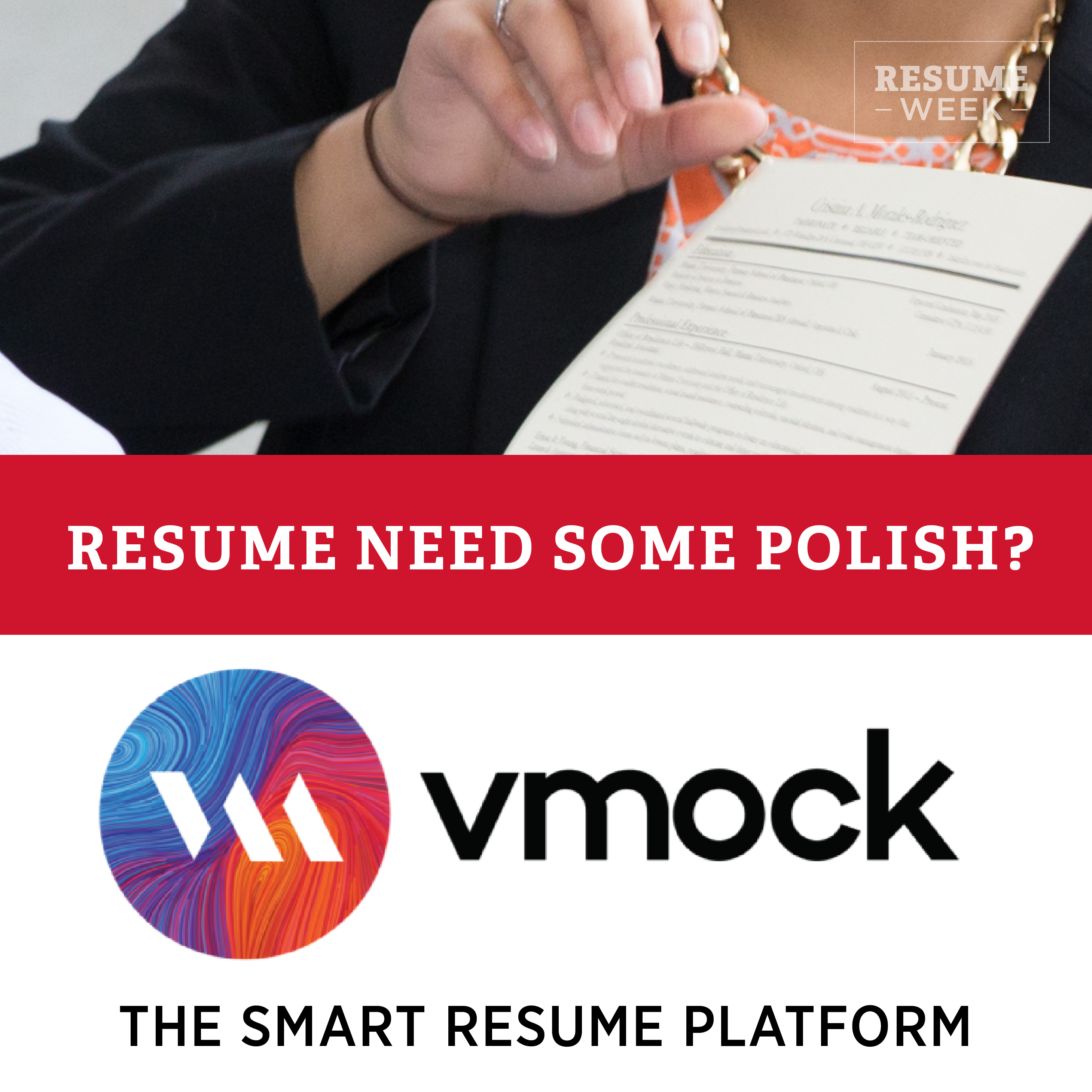 Need to polish your resume? Access Vmock, the Smart Resume Platform