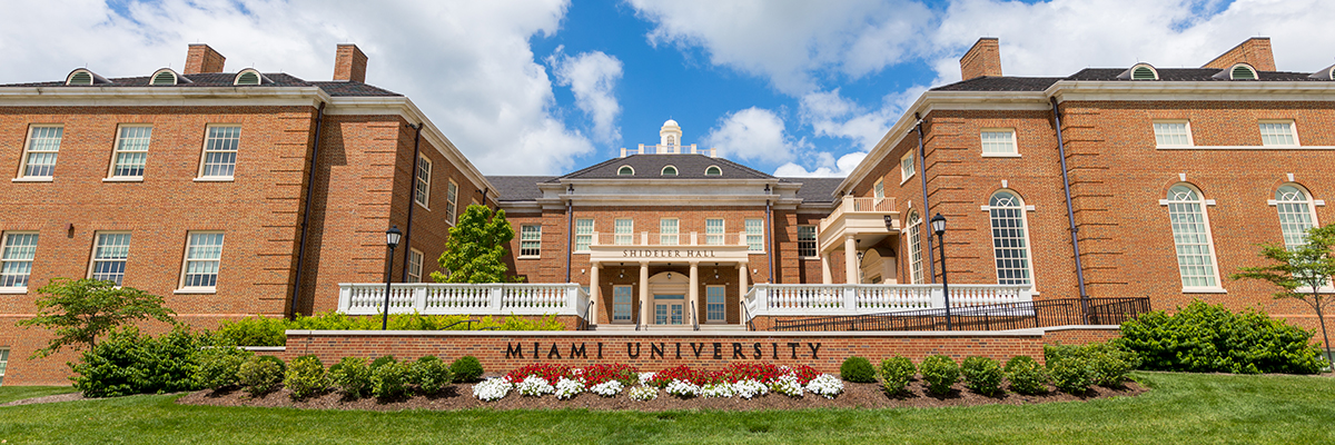  Miami University sign