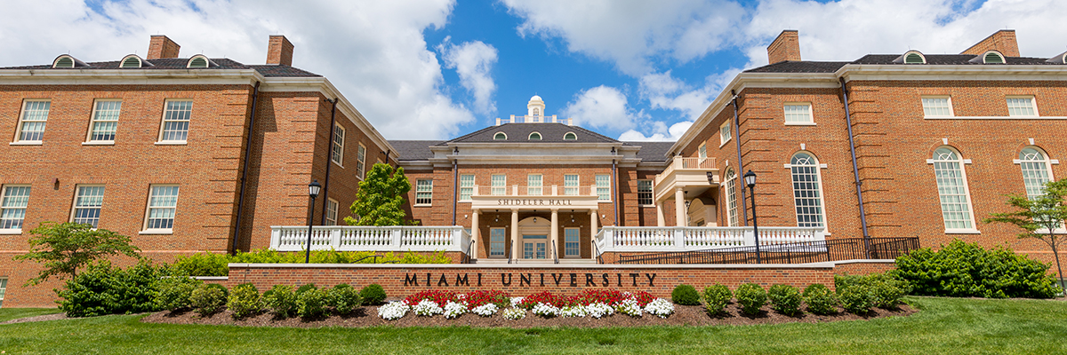 Miami University sign