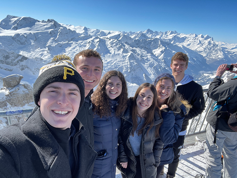 MUDEC students visiting Switzerland