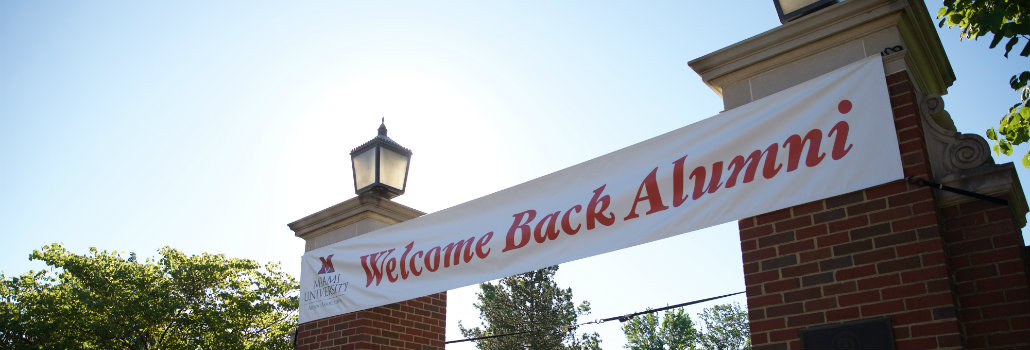 Welcome Back Alumni Banner