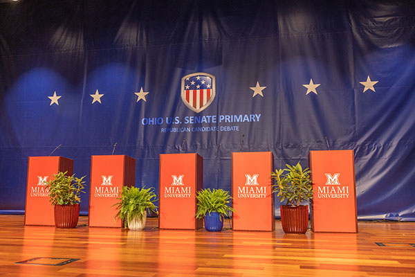 The 2022 Ohio U.S. Senate Republican Primary Debate held at Miami University in Oxford, Ohio