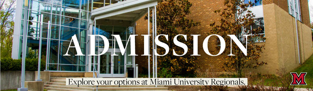  Admission. Explore Your Options at Miami University. Levey Hall on the Middletown campus. 