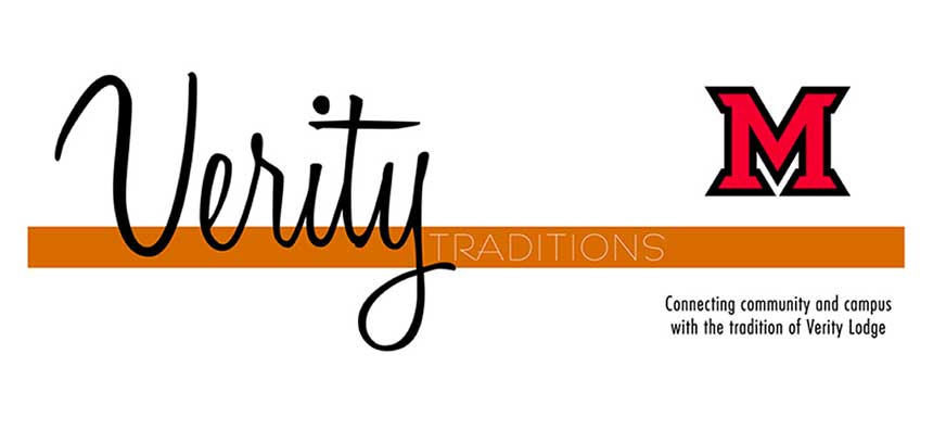 Verity Traditions connecting community and campus with the tradition of verity lodge