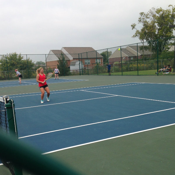 Women's double match
