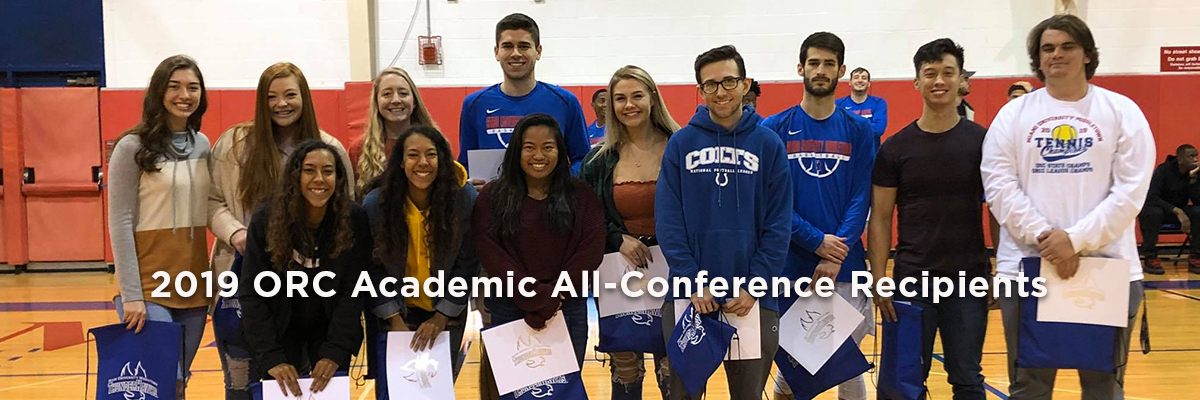 2019 ORC Academic All-Conference Recipients 