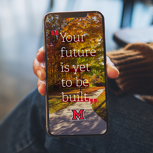 Digital Phone Background "Your Future is Yet to be Built"